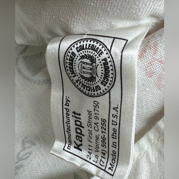 RARE Vintage 80s MIAMI HURRICANES AOP All Over Print Kappit Hat NCAA MADE IN USA - Picture 5 of 6